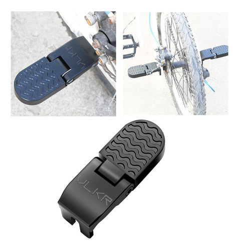 2 Reposapiés De Bicicleta Ligeros Con Clavija De 15 Mm