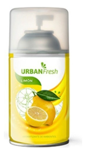Aromatizante De Ambientes Aerosol Urban Fresh 185grs Limon