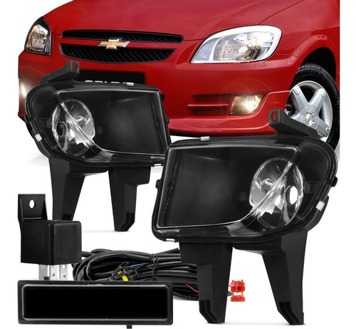 Faro Auxiliar Chevrolet Celta Kit Farol Caminero Celta Kit