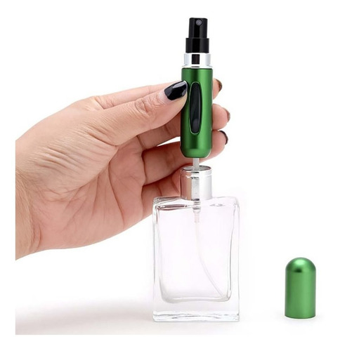 Imagen 4 de 10 de Mini Botella Atomizadora Perfume Recargable Portátil Atrix ®