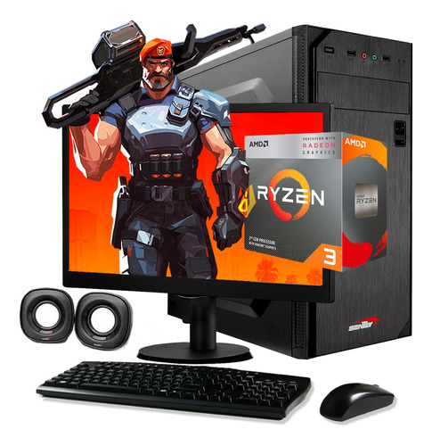 Pc Escritorio Gamer Computadora Completa Cpu Amd Ryzen