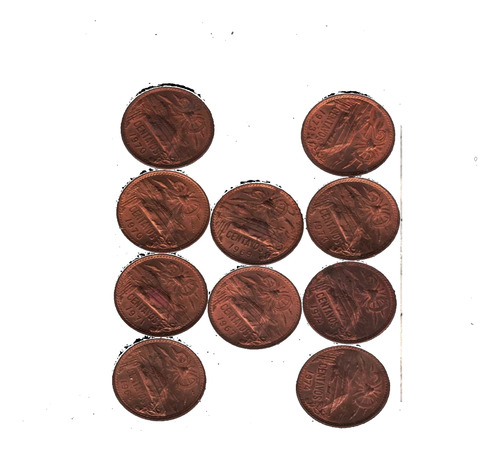 10 Monedas 20 Centavos  Teotihuacan Sin Circular  B