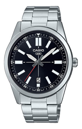 Reloj Casio Caballero Mtp Vd02d Acero Inoxidable Fechador Color de la correa Plateado