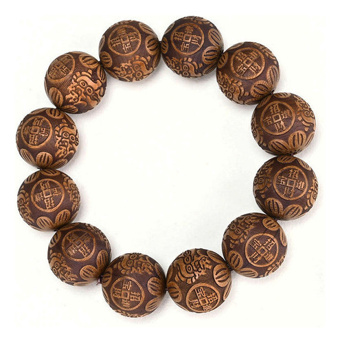 Pulsera De Material Antiguo Con 12 Piedras Pixiu Talladas