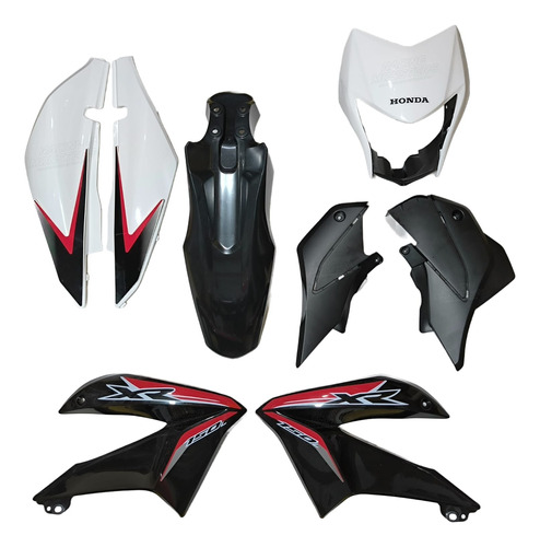 Kit Plástico Honda Xr 150 L Tapas Guardabarros Carenaje 