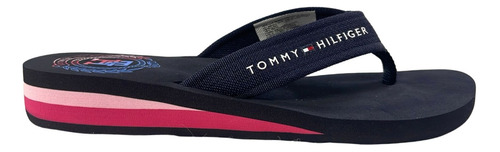 Sandalias Tommy Hilfiger Stripe Wedge Beach Para Mujer