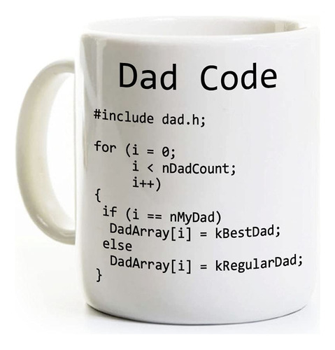 Taza De Café Programadores Papá Codificador  Papá Cã...