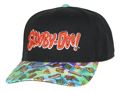 Bioworld Scooby Doo Snack Time Tie-dye Pre-curved Bill Gorra