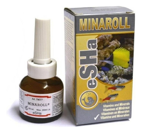 Esha Minaroll  20ml Vitaminas Minerales Acuario Marino Dulce