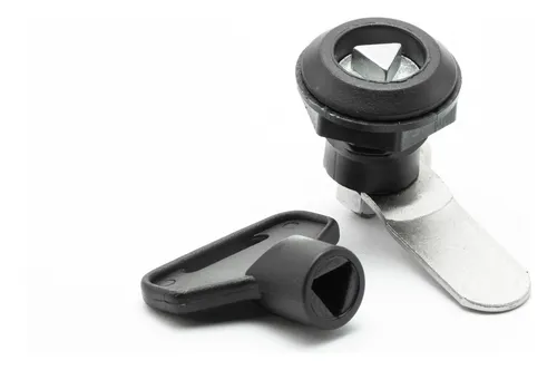 comprar Fecho Lingueta Triangulo Nylon Com Chave - Kit 6 Unds