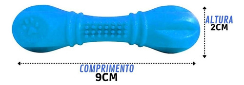 Goma especial para mascotas Osso Huracán, color azul P