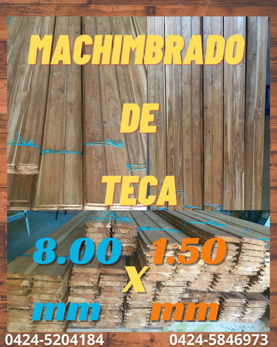 Machimbrado De Teca