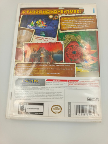 Zack & Wiki + Manual + Puzzle | Wii Y Wii U (Reacondicionado)