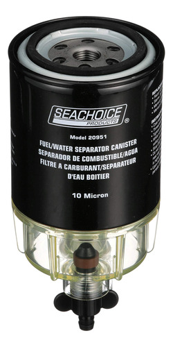 Seachoice Filtro Separador Agua Combustible Cuenco Plastico