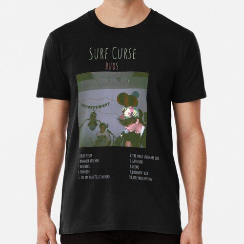 Remera Surf Curse - Buds - Album Tracklist Logo Essential Al