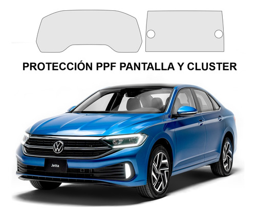 Protector Mica Pantalla Y Tacometro Para Vw Jetta 2019  2023