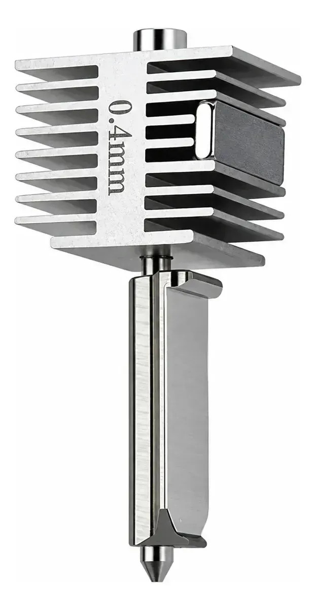 Bico Hotend Aço Endurecido 0.4 mm para Bambu Lab A1 e A1 Mini