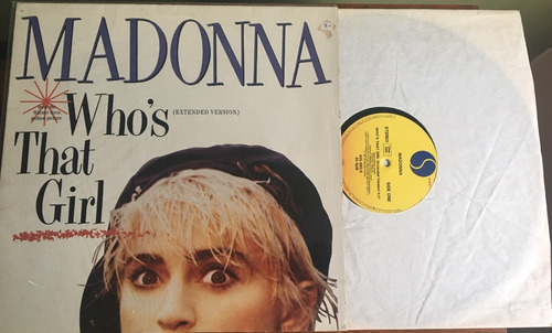 Lp Madonna - Whos That Girl (alemanha) Frete Grátis