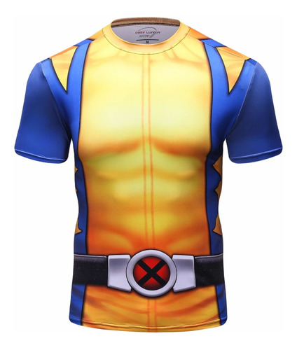 Camisetas Compresion Lycra Gimnasio Xmen Deportes