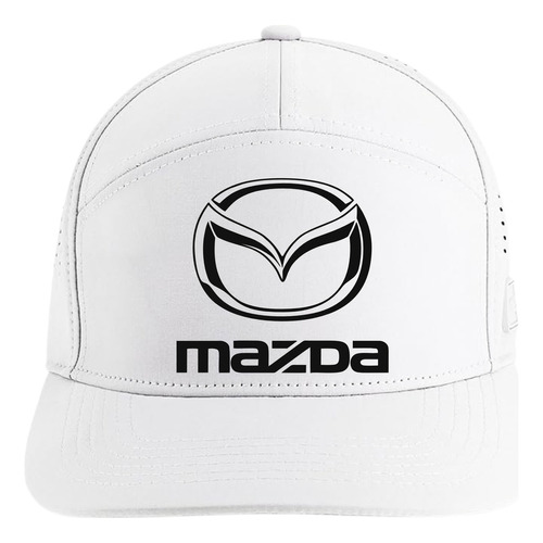 Gorra Racing Mazda 5 Paneles Premiun White