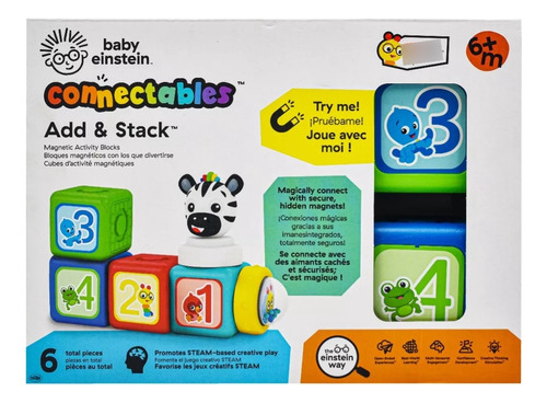 Connectables Add And Stack Cubos Magneticos Baby Einstein