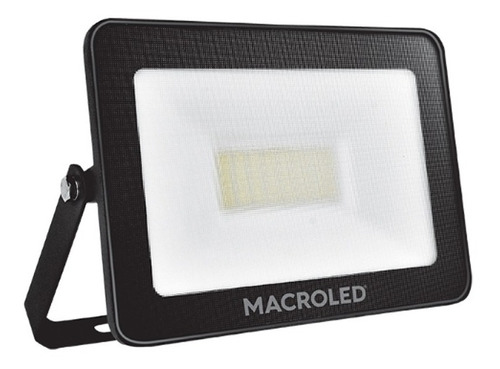 Reflector Proyector Led 50w Macroled Alta Luminosidad Ip65 Color de la carcasa Negro Color de la luz Blanco frío