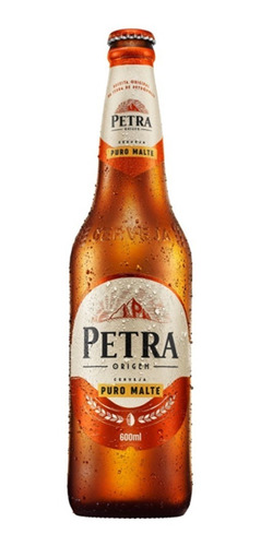 Imagem 1 de 1 de Cerveja Petra Origem Puro Malte 600ml