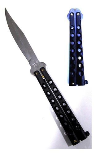 Navaja Mariposa Negra Balisong Defensa Personal Arte Marcial