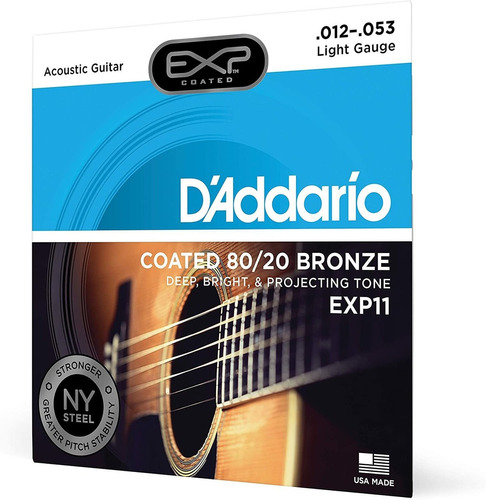 Daddario Exp12-b25 - Cuerdas Para Guitarra Acústica