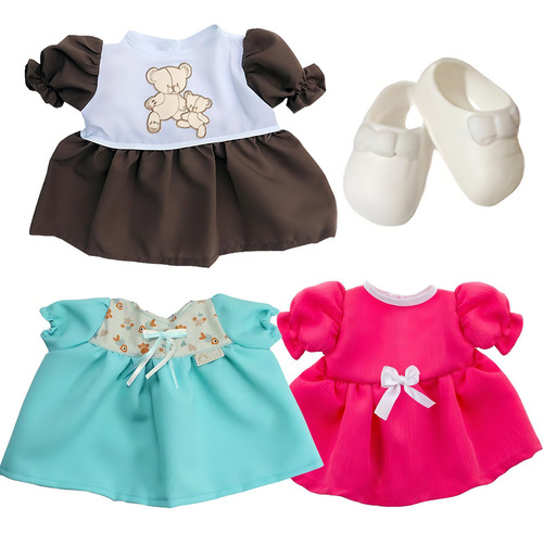 Kit de ropa para muñecas Baby Alive Comilona, 35/40 cm, vestidos 4