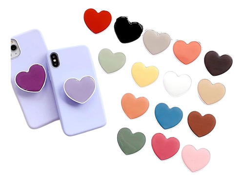 Popsocket Acrílico Corazon Soporte Para Celular