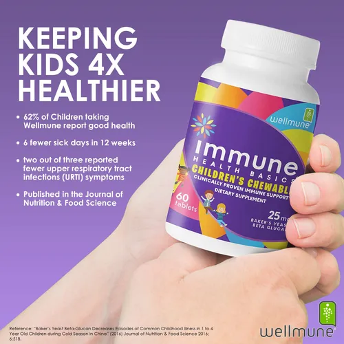Suplementos Immune Health Basics Tabletas Masticables Para Niños