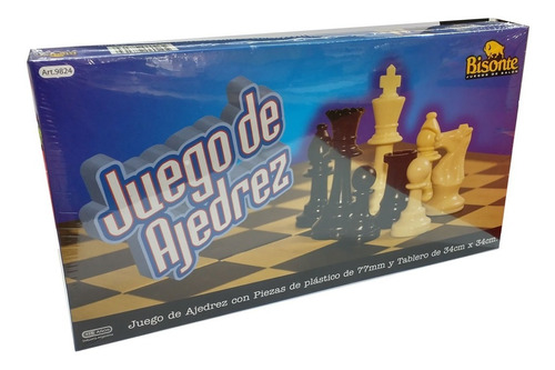 Juego De Ajedrez Tablero 34 X 34 Bisonte Art.9824 Canalejas