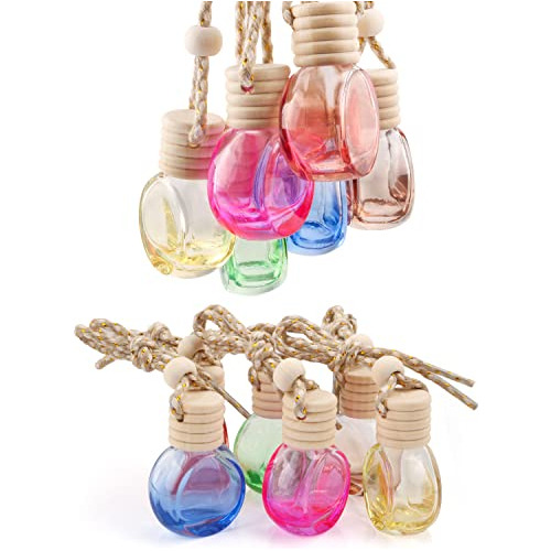 12 Piezas De Colgantes De Botellas De Perfume Ambientad...