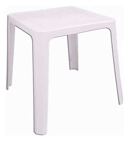 Mesa De Pvc - Apilable - 65 X 65 - Garden Life - Adeleste