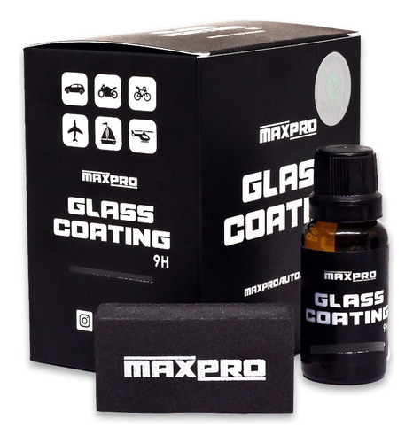 Vitrificador Glass Coating Pintura 9h Alta Proteção Maxpro