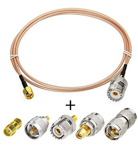 Superbat Sma Macho A So239 Rf Cable Coaxial Coaxial 6 Pulgad