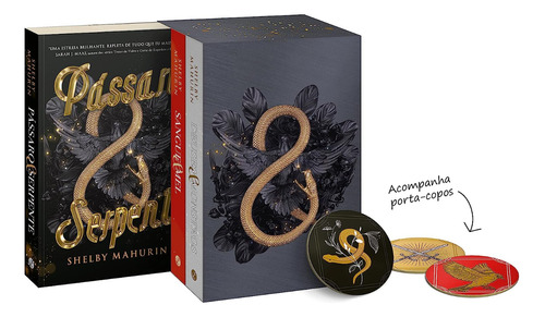Livro Box Pássaro E Serpente ( 3 Volumes ) + Brindes ( Shelby Mahurin ) Trilogia Completa, 2022