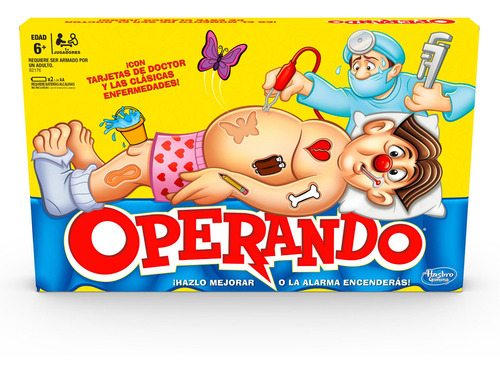 Juego De Mesa Hasbro Gaming Operando +6