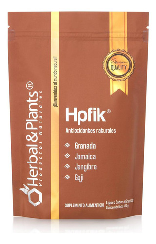 Hpfik Antioxidantes Jamaica Goji 360 G Granada Herbal & Plan