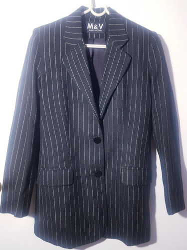 Blazer Largo Saco De Vestir 