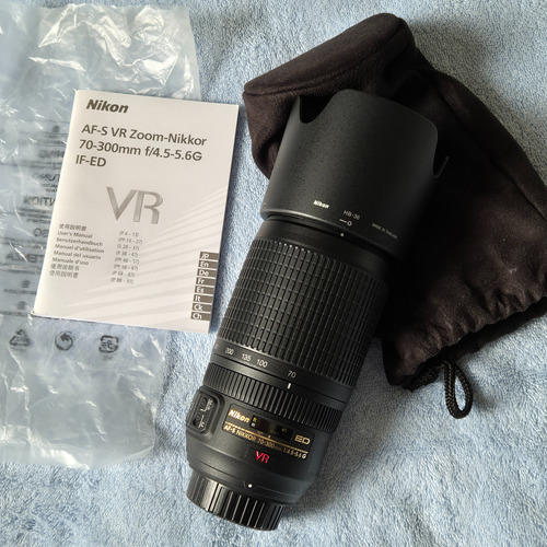 Lente Nikon Af- Nikkor 70-300mm F/4.5-5.6e Ed Vr