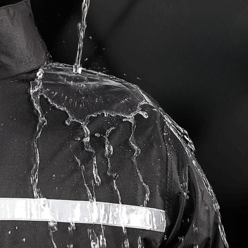 Conjunto Impermeable Para Hombre Con Capucha Y Pantalones