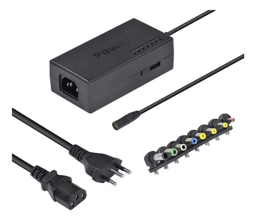 Fonte/carregador Universal Notebook 8 Pinos 120w 09cnu-120 Cor Preto