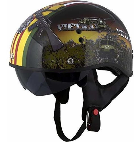 Casco Moto Outlaw Helmets T70 - Medio Casco De Motocicleta D