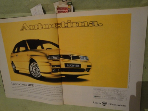 Publicidad Lancia Delta Hpe Año 1998