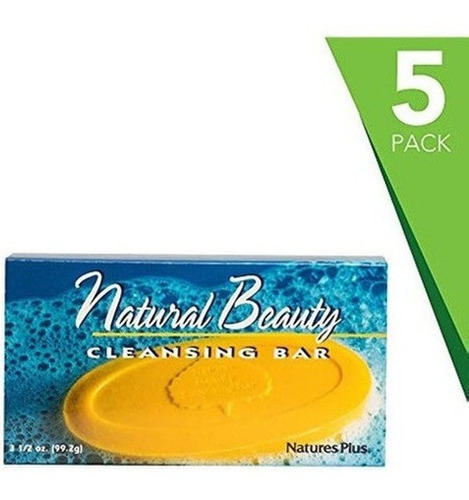 Natures Plus Belleza Barra De Limpieza Natural 35 Oz  Paquet