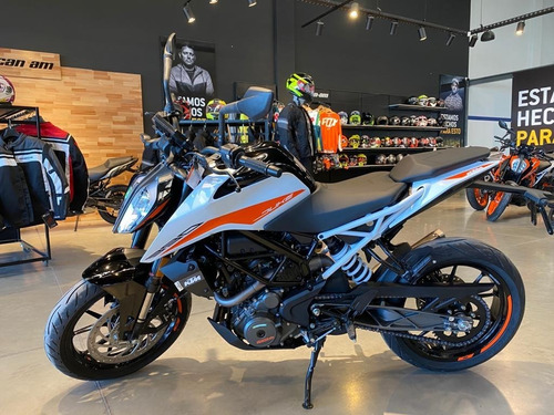 Motocicleta Ktm Duke 390 2021 0km Blanca