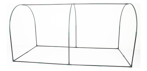 Grande túnel com cobertura de rede de piso de 8,2 x 4" (gaiola de 4 pés)