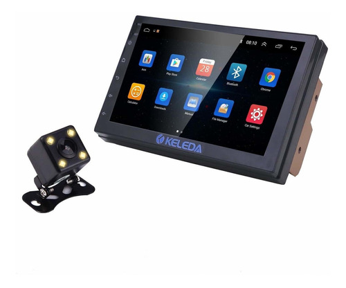 Keleda 7001 Double Din Car Stereo With Backup Camara Auto 1